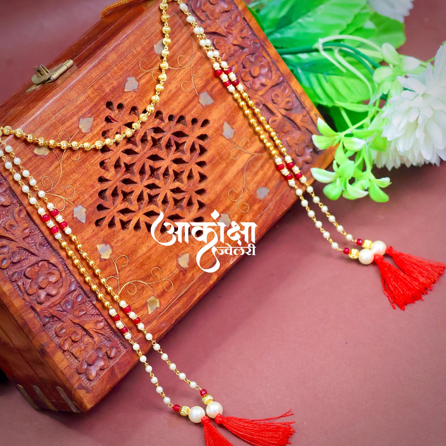 Gandharvavati Mundavalya Set (Bride & Groom)