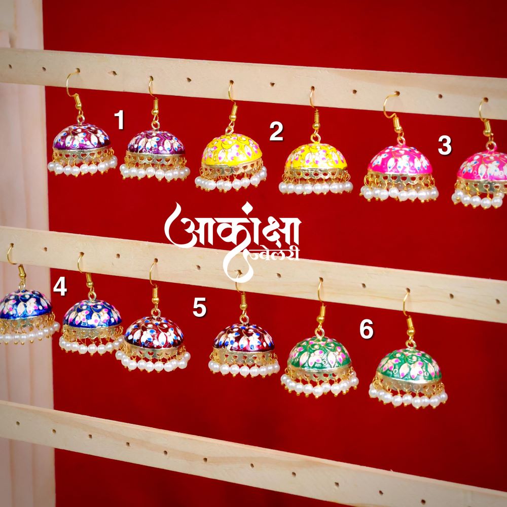 Prisha Meenakari Jhumka